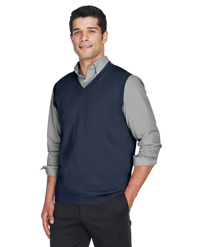Devon & Jones Adult V-Neck Vest — view 14