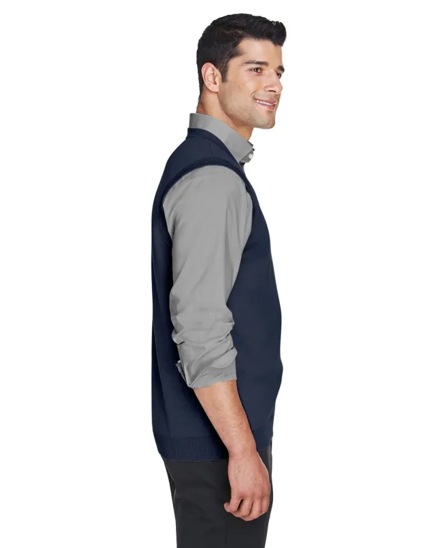Devon & Jones Adult V-Neck Vest — view 15