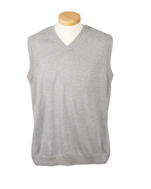 Devon & Jones Adult V-Neck Vest — view 3