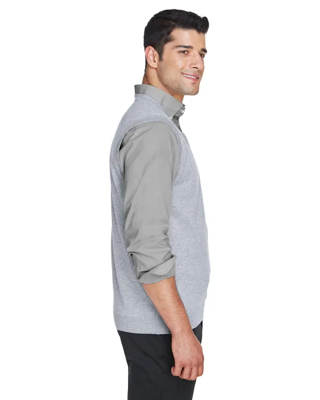 Devon & Jones Adult V-Neck Vest — view 5