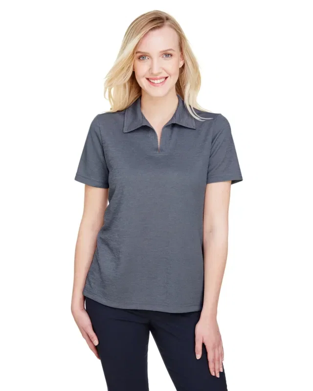 Devon & Jones CrownLux Performance® Ladies' Address Melange Polo — view 10