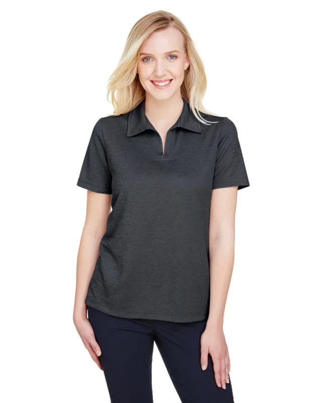 Devon & Jones CrownLux Performance® Ladies' Address Melange Polo — view 16