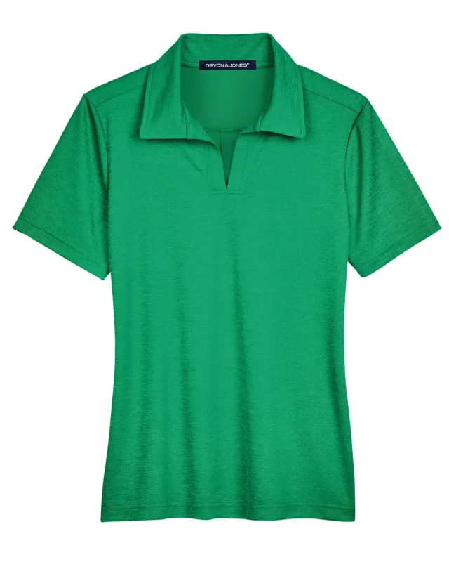 Devon & Jones CrownLux Performance® Ladies' Address Melange Polo — view 27