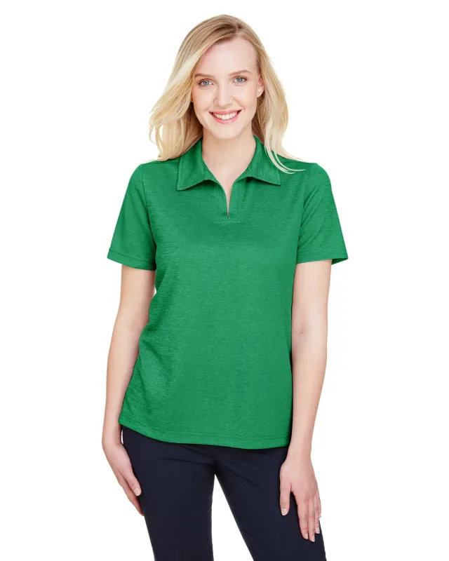 Devon & Jones CrownLux Performance® Ladies' Address Melange Polo — view 28