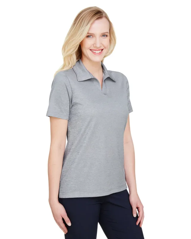 Devon & Jones CrownLux Performance® Ladies' Address Melange Polo — view 5
