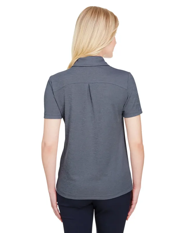 Devon & Jones CrownLux Performance® Ladies' Address Melange Polo — view 7