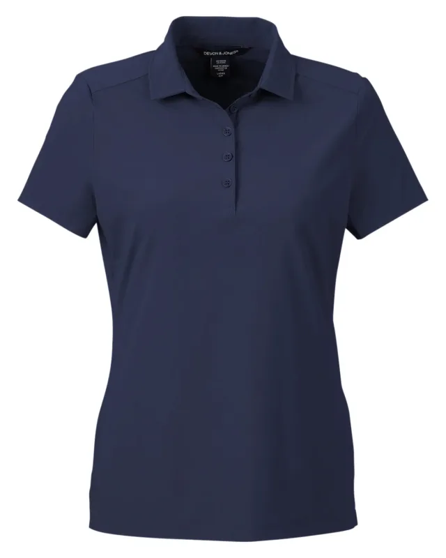 Devon & Jones CrownLux Performance® Ladies' Windsor Welded Polo — view 38