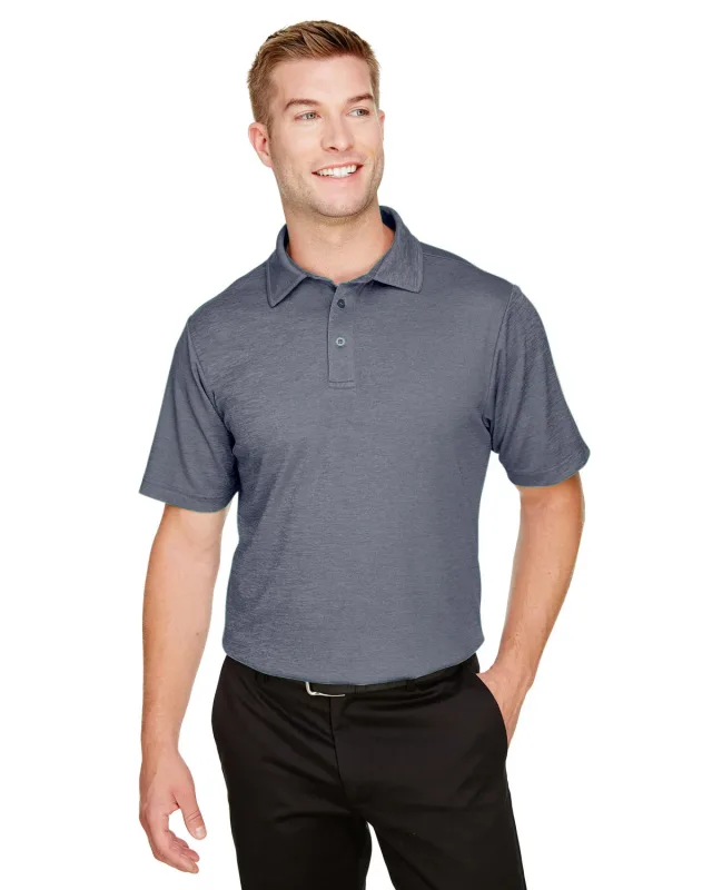 Devon & Jones CrownLux Performance® Men's Address Melange Polo — view 10