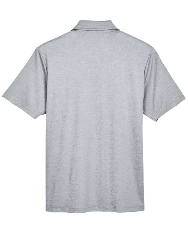 Devon & Jones CrownLux Performance® Men's Address Melange Polo — view 2