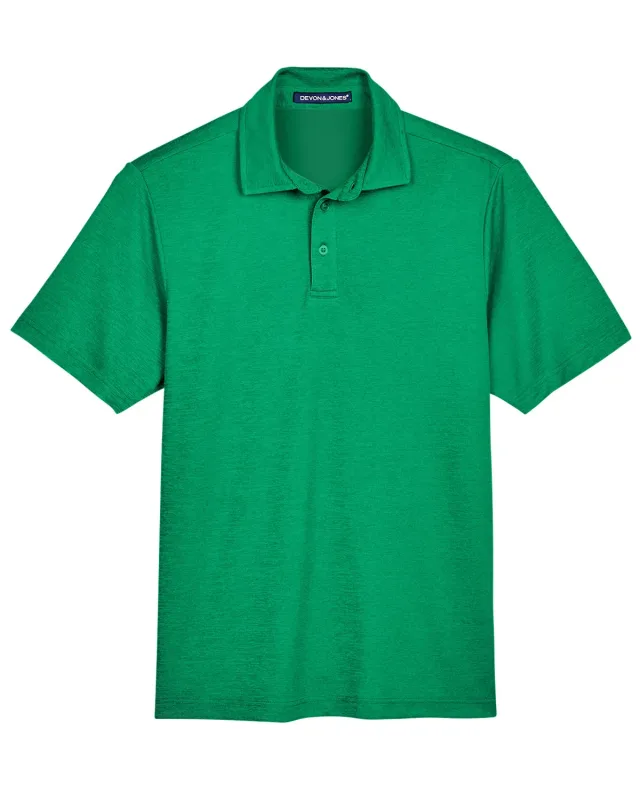 Devon & Jones CrownLux Performance® Men's Address Melange Polo — view 27
