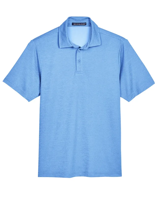 Devon & Jones CrownLux Performance® Men's Address Melange Polo — view 33
