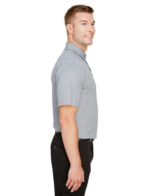Devon & Jones CrownLux Performance® Men's Address Melange Polo — view 6