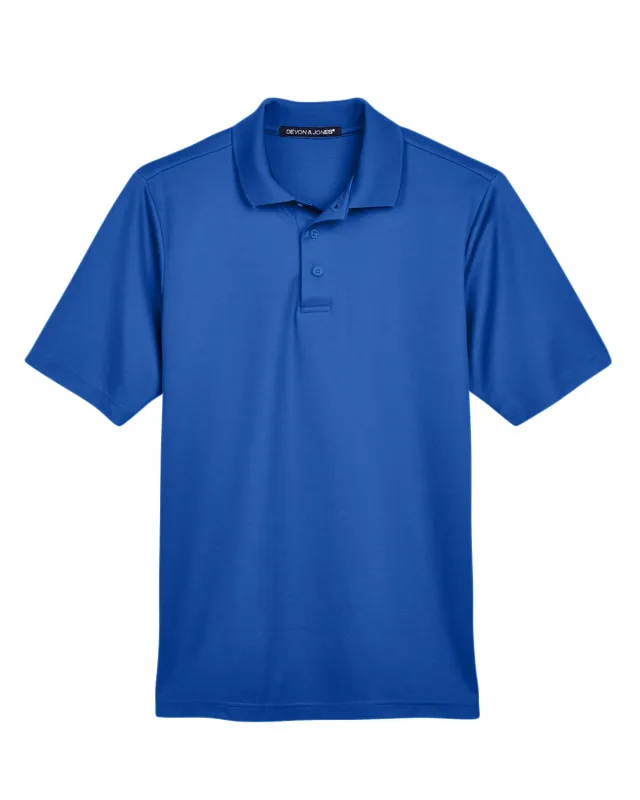 Devon & Jones CrownLux Performance® Men's Plaited Polo — view 10