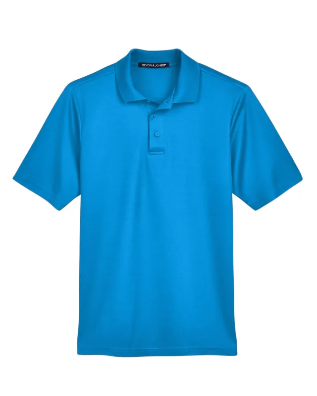 Devon & Jones CrownLux Performance® Men's Plaited Polo — view 17