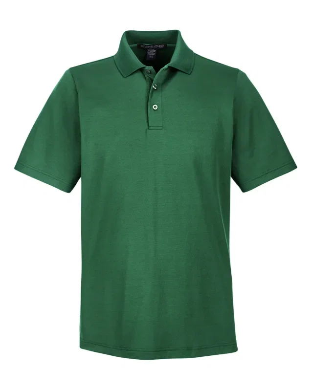 Devon & Jones CrownLux Performance® Men's Plaited Polo — view 40