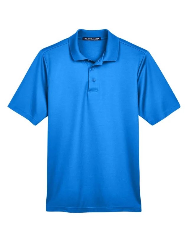 Devon & Jones CrownLux Performance® Men's Plaited Polo — view 45