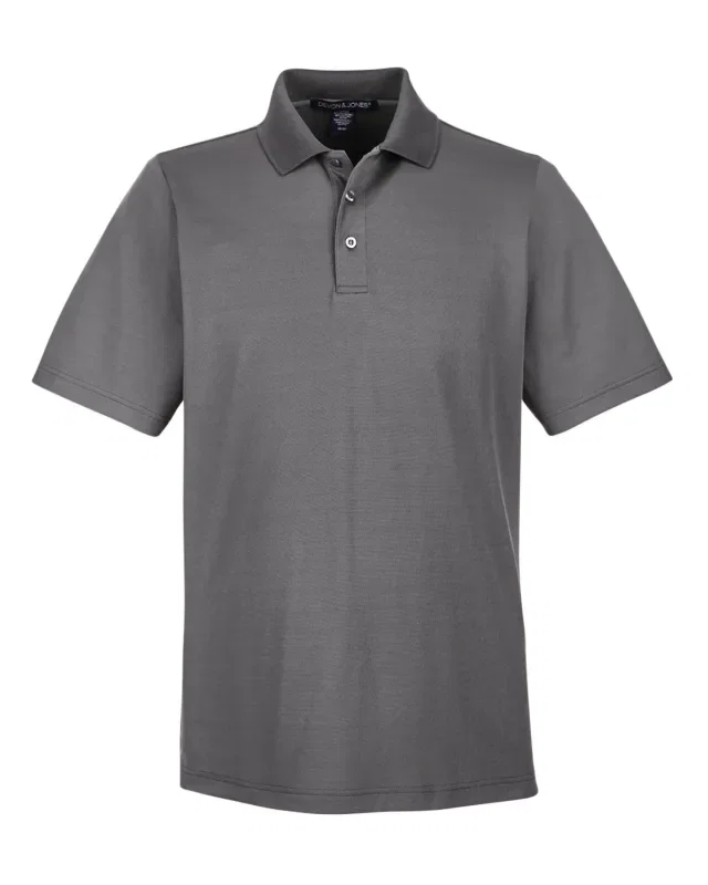 Devon & Jones CrownLux Performance® Men's Plaited Polo — view 5