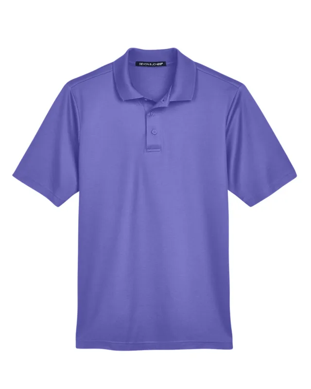 Devon & Jones CrownLux Performance® Men's Plaited Polo — view 52