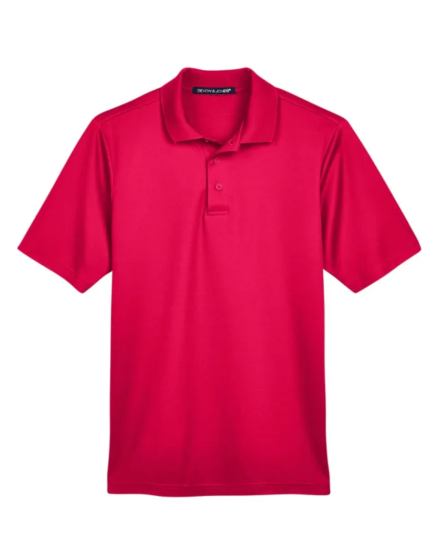 Devon & Jones CrownLux Performance® Men's Plaited Polo — view 66