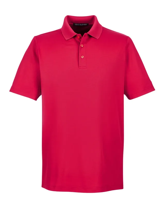 Devon & Jones CrownLux Performance® Men's Plaited Polo — view 68
