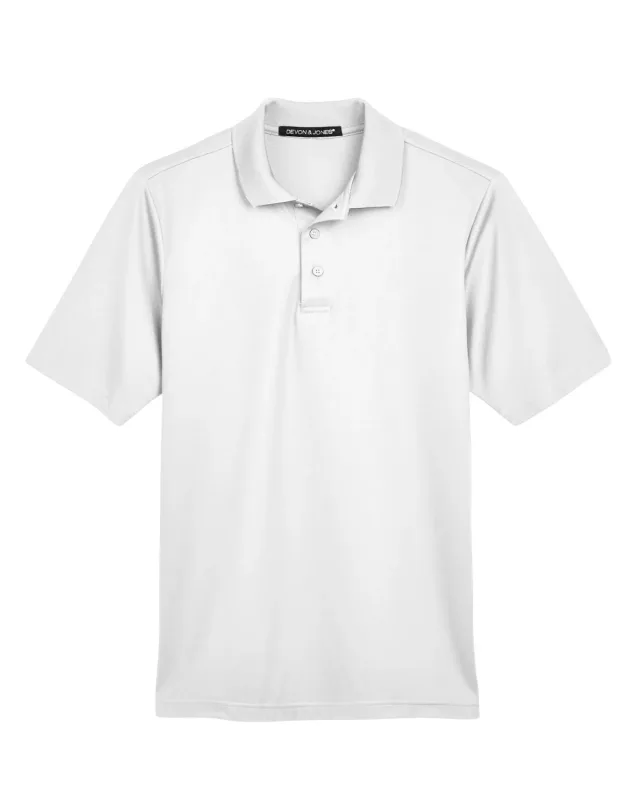 Devon & Jones CrownLux Performance® Men's Plaited Polo — view 73