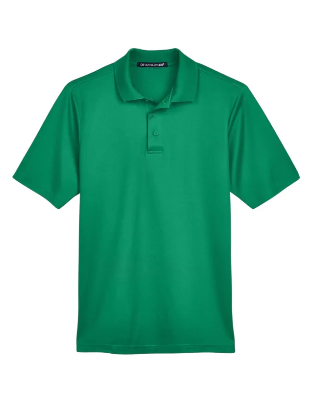 Devon & Jones CrownLux Performance® Men's Plaited Polo — view 80