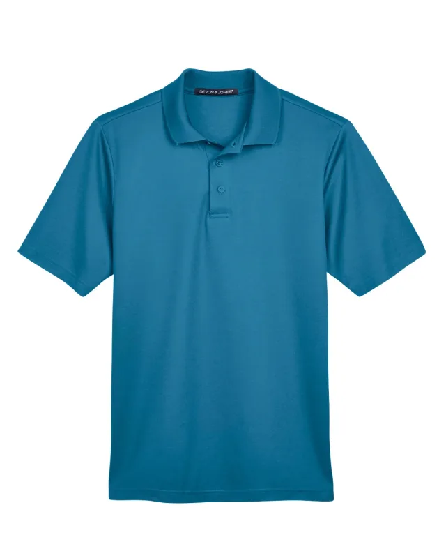 Devon & Jones CrownLux Performance® Men's Plaited Polo — view 87