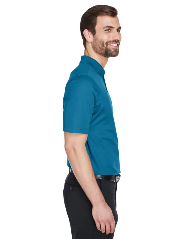 Devon & Jones CrownLux Performance® Men's Plaited Polo — view 90