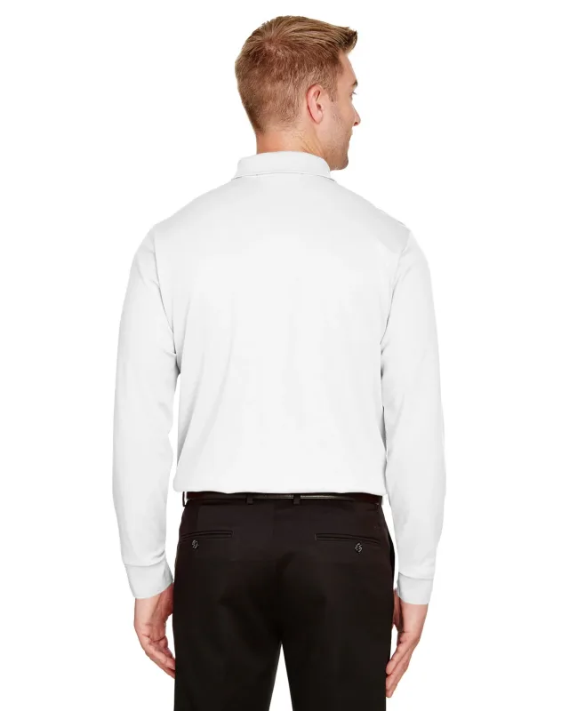 Devon & Jones CrownLux Performance® Tall Plaited Long Sleeve Polo — view 25