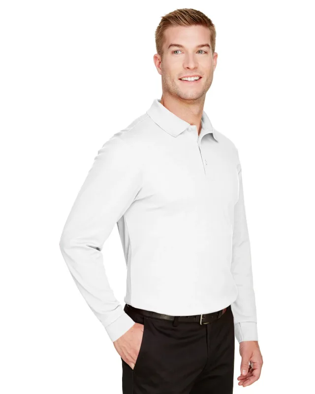 Devon & Jones CrownLux Performance® Tall Plaited Long Sleeve Polo — view 29
