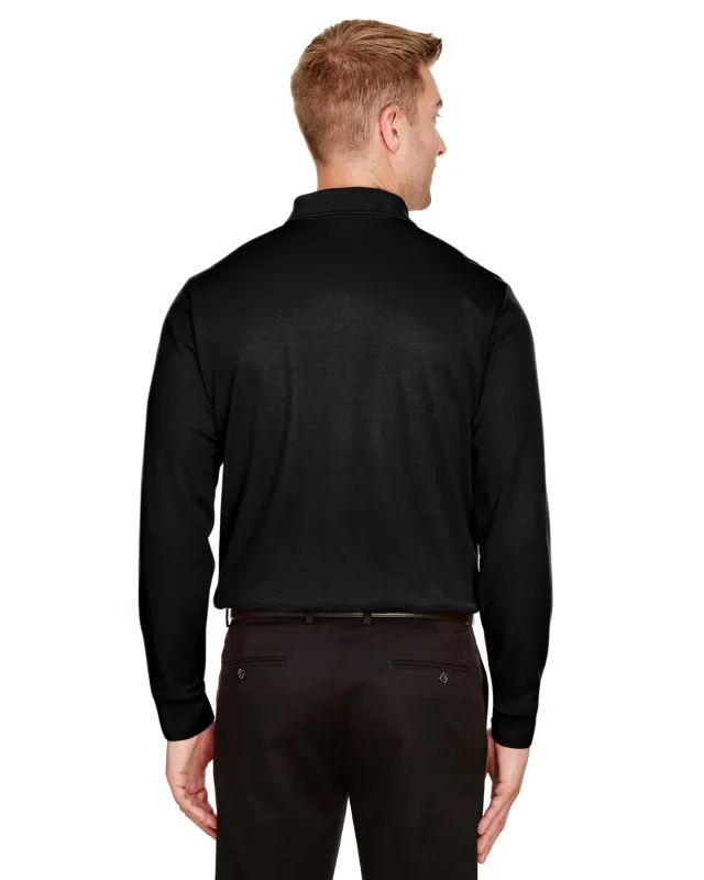 Devon & Jones CrownLux Performance® Tall Plaited Long Sleeve Polo — view 7