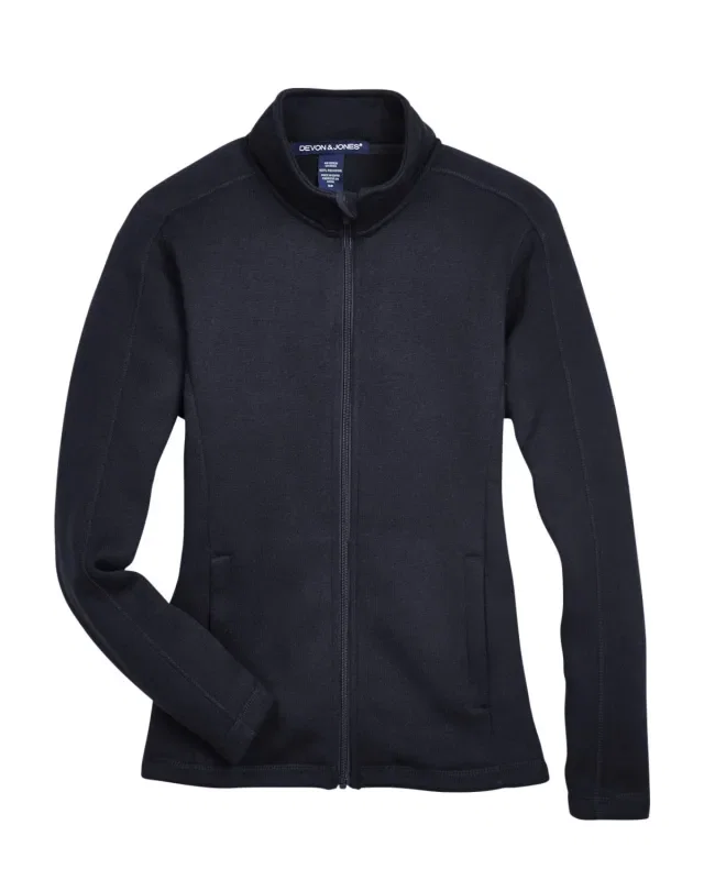 Devon & Jones Ladies' Bristol Full-Zip Sweater Fleece Jacket — view 10