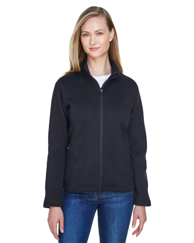 Devon & Jones Ladies' Bristol Full-Zip Sweater Fleece Jacket — view 11