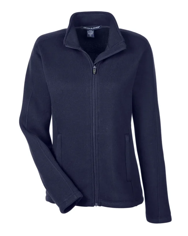 Devon & Jones Ladies' Bristol Full-Zip Sweater Fleece Jacket — view 19