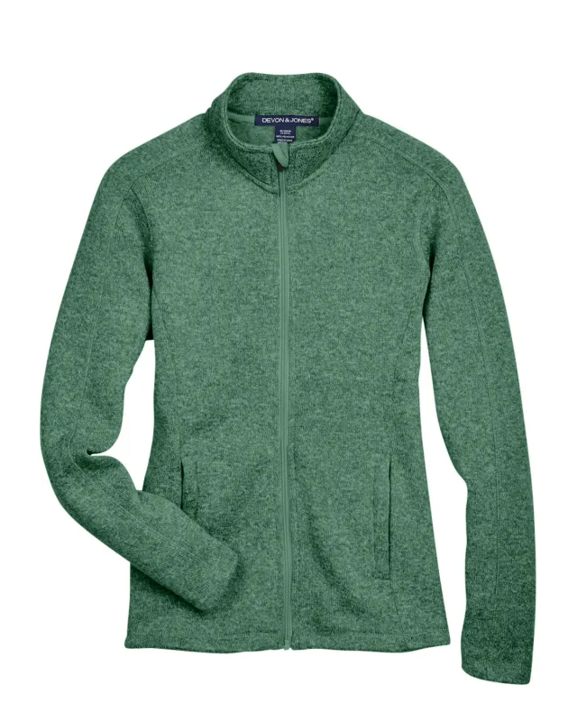 Devon & Jones Ladies' Bristol Full-Zip Sweater Fleece Jacket — view 24