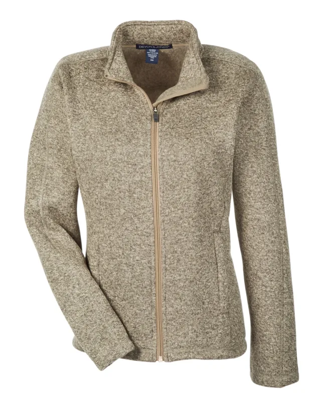 Devon & Jones Ladies' Bristol Full-Zip Sweater Fleece Jacket — view 33