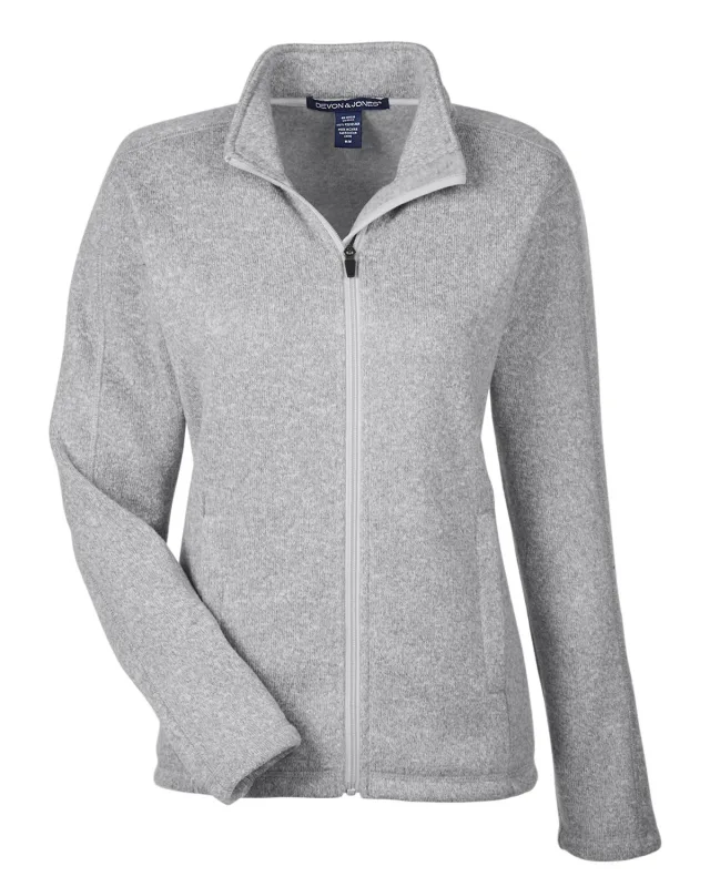 Devon & Jones Ladies' Bristol Full-Zip Sweater Fleece Jacket — view 5
