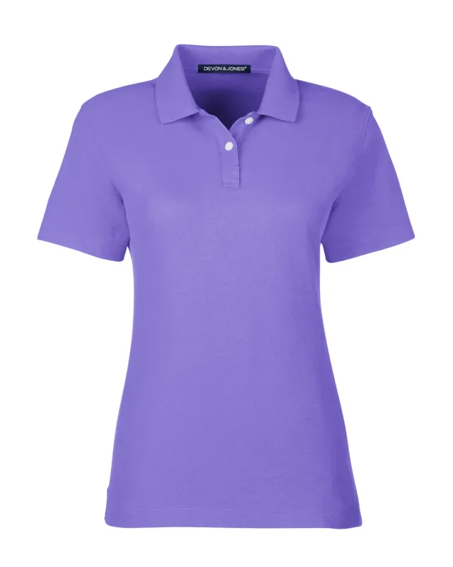 Devon & Jones Ladies' DRYTEC20 Performance Polo — view 12