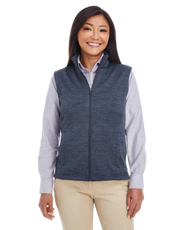 Devon & Jones Ladies' Newbury Mélange Fleece Vest — view 10