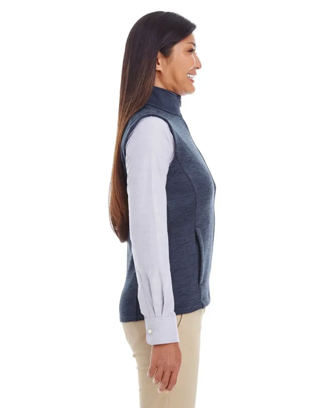 Devon & Jones Ladies' Newbury Mélange Fleece Vest — view 12