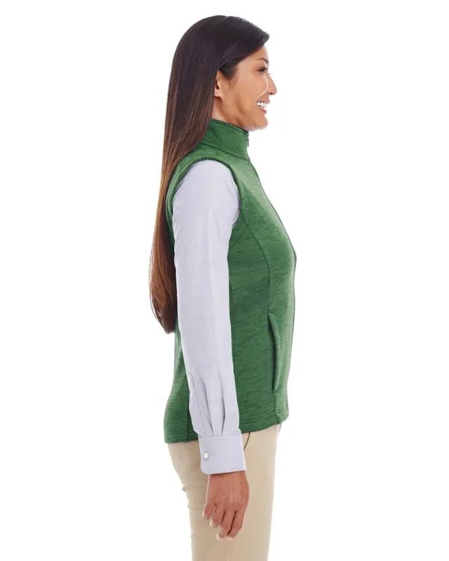 Devon & Jones Ladies' Newbury Mélange Fleece Vest — view 20