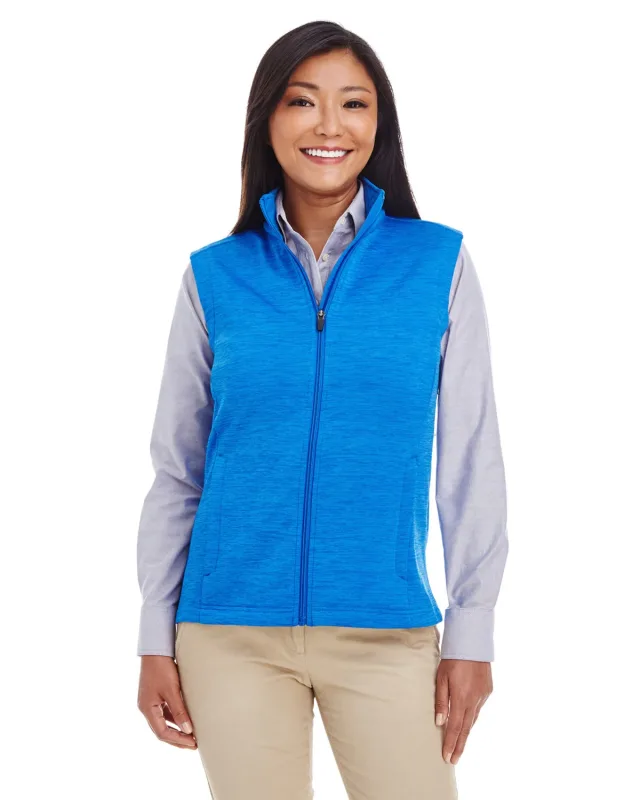 Devon & Jones Ladies' Newbury Mélange Fleece Vest — view 6