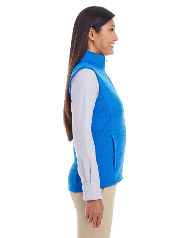 Devon & Jones Ladies' Newbury Mélange Fleece Vest — view 8