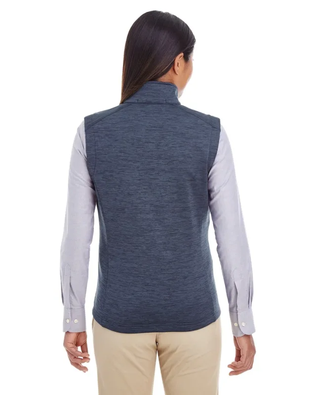 Devon & Jones Ladies' Newbury Mélange Fleece Vest — view 9