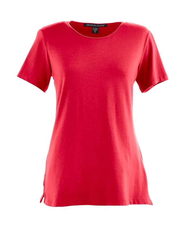 Devon & Jones Ladies' Perfect Fit Shell T-Shirt — view 15