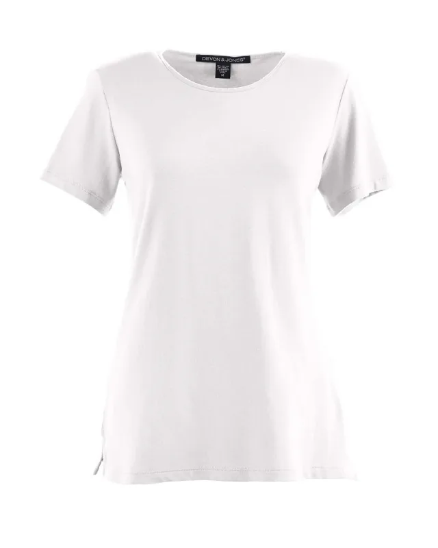 Devon & Jones Ladies' Perfect Fit Shell T-Shirt — view 3