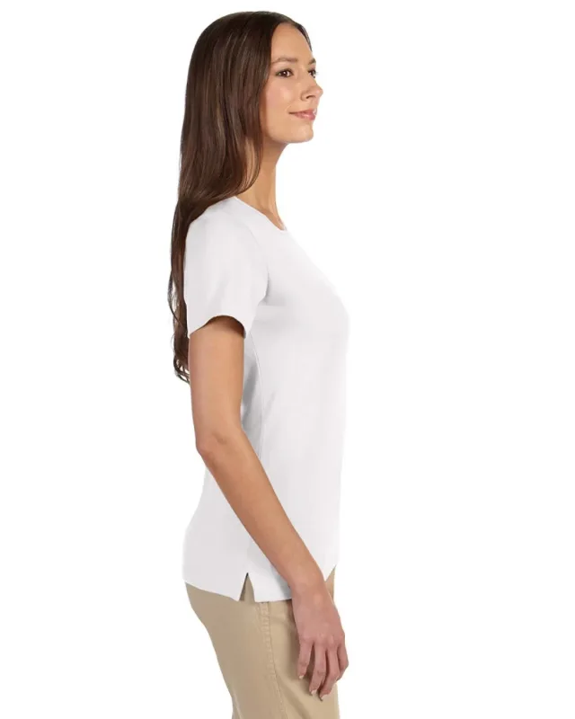 Devon & Jones Ladies' Perfect Fit Shell T-Shirt — view 4