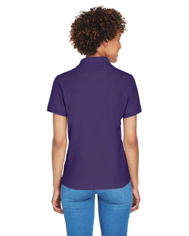 Devon & Jones Ladies' Pima Piqué Y-Collar Polo — view 112