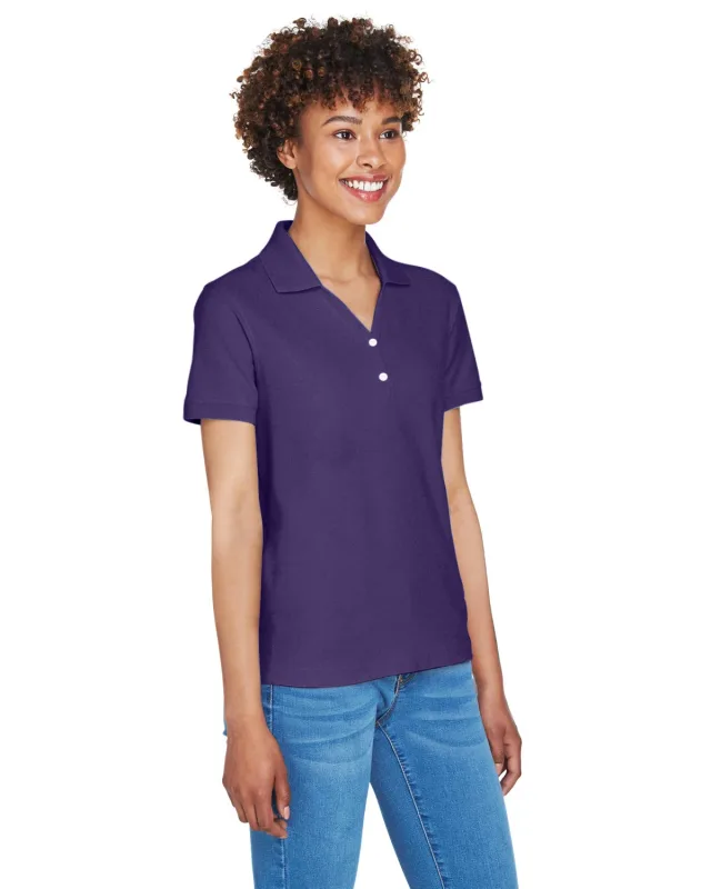 Devon & Jones Ladies' Pima Piqué Y-Collar Polo — view 117