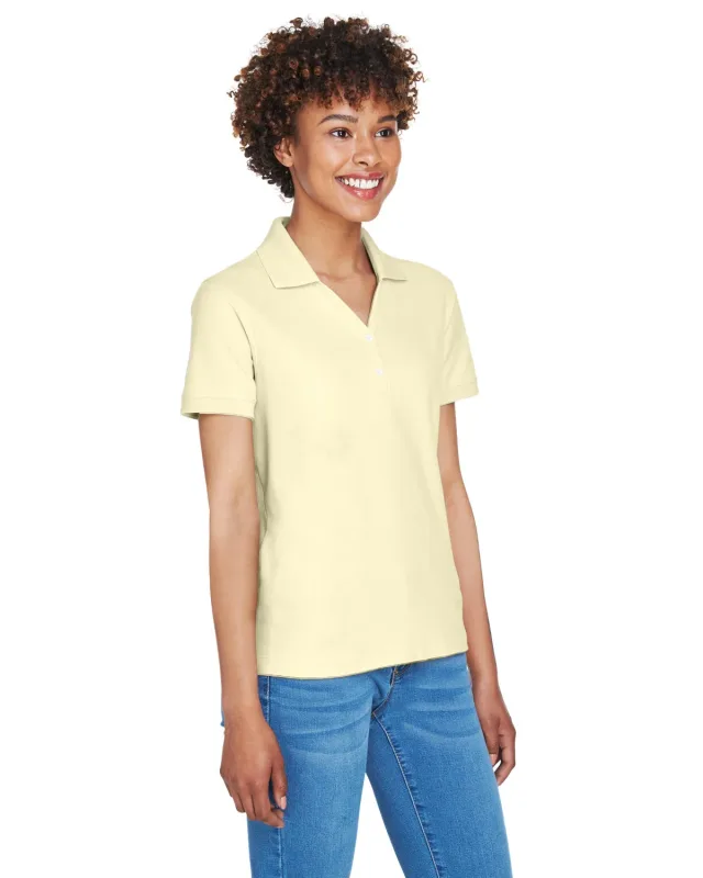 Devon & Jones Ladies' Pima Piqué Y-Collar Polo — view 124
